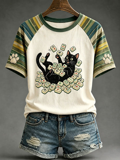 Mahjong T-shirts för kvinnor