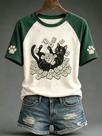Mahjong T-shirts för kvinnor