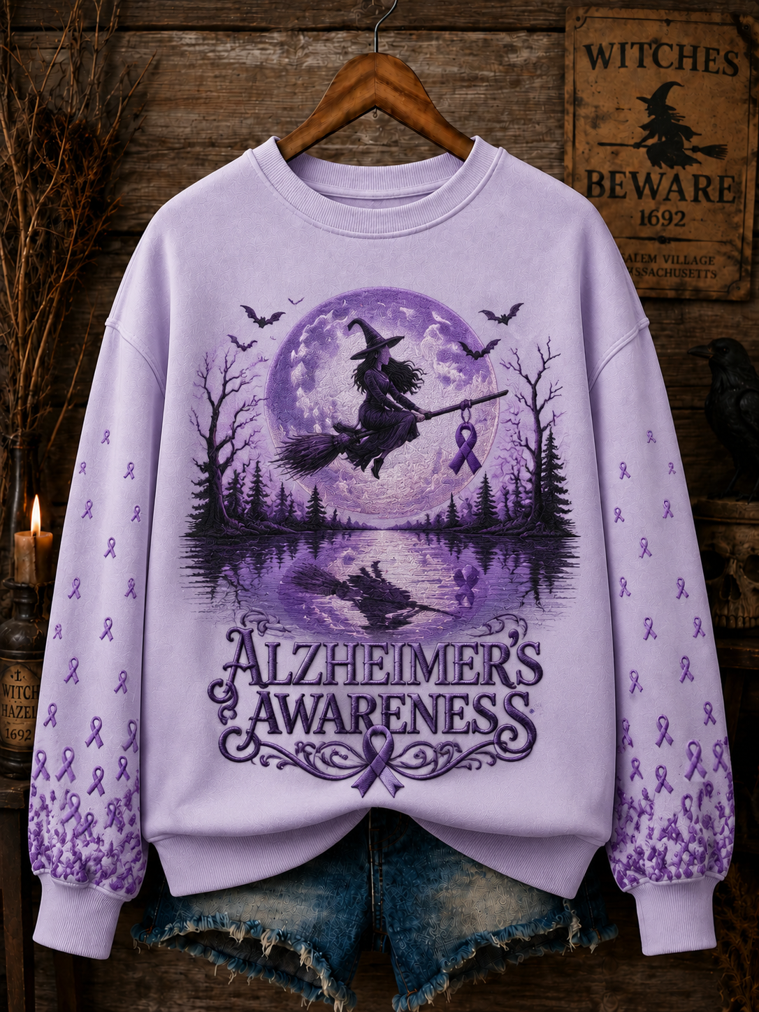 Kvinnors Alzheimersmedvetenhet Regular Sweatshirt