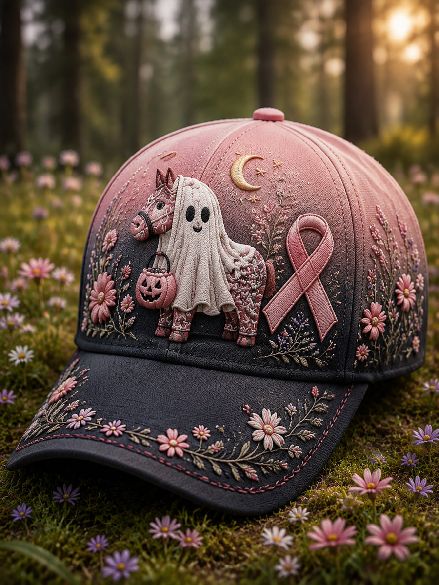 Halloween rosa band Dala häst spöke Gradient Baseball Cape