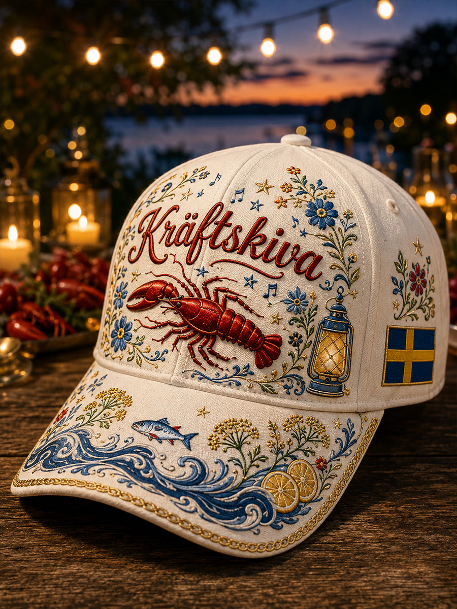 Unisex Sverige Kräftskiva Hatt