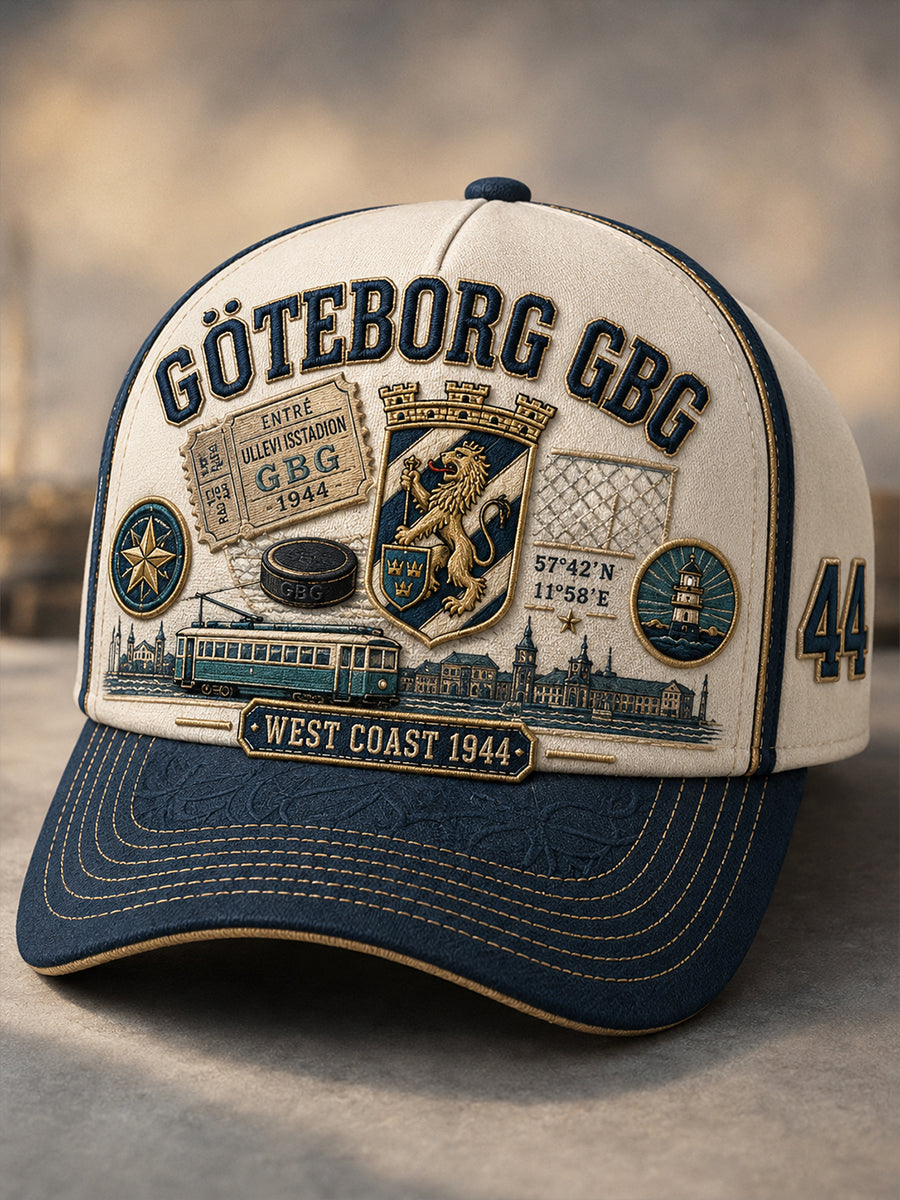 Unisex 1944 Göteborg Hockeyarv Våffelmönstrad Hat