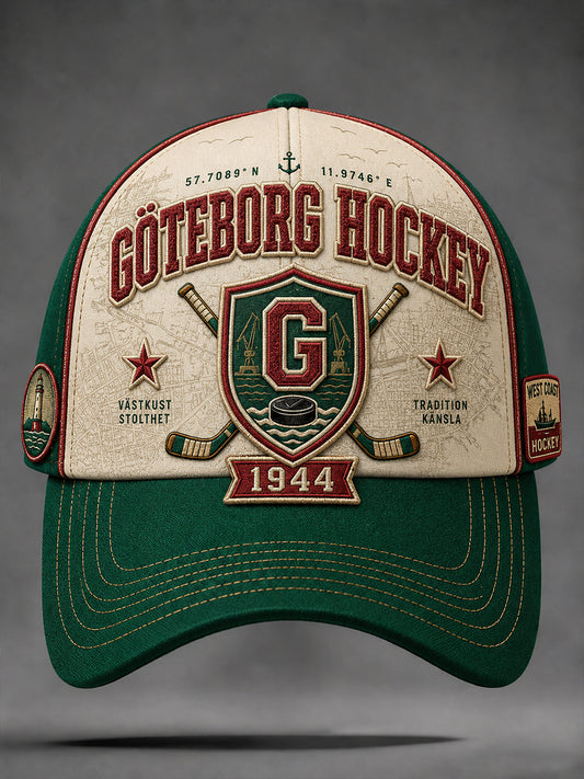 Unisex 1944 Göteborg Hockeyarv Våffelmönstrad Hat