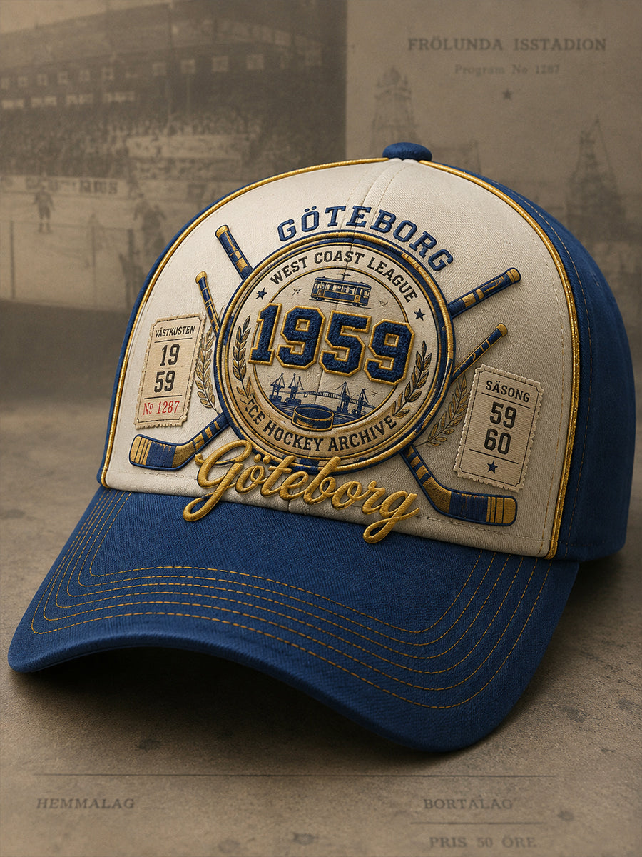 Unisex 1944 Göteborg Hockeyarv Våffelmönstrad Hat