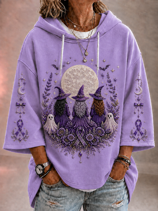 Kvinnors Alzheimers medvetenhet Hoodie.