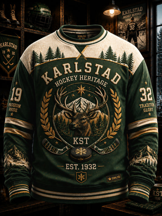 1932 års grön-och-vit hockeyklubbströja
