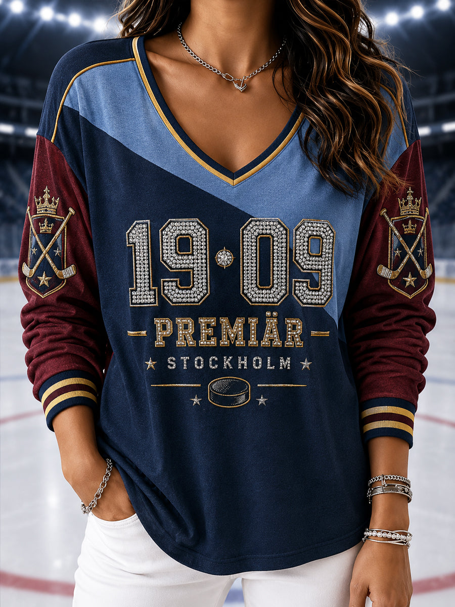 Stockholms isdrottning hockey-T-shirt