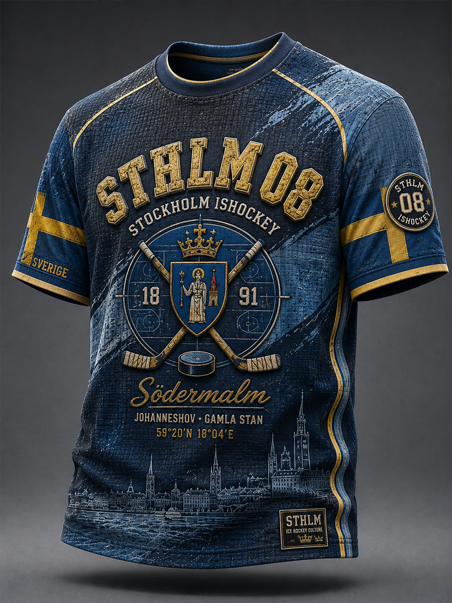 Herrarnas Stockholms Ishockey 1891 T-shirt med korta ärmar