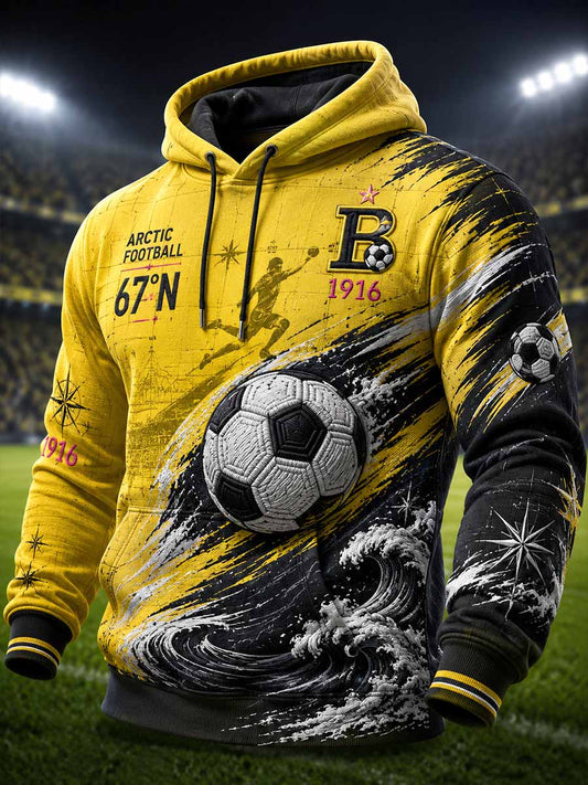 Herrers Bodø Fotballag Mønster Trykt Sweater