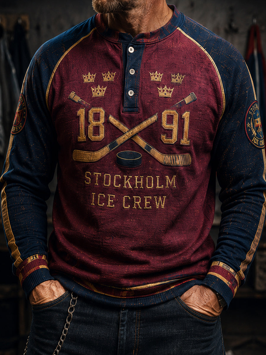 Retro Djurgården Hockey Classic Henley