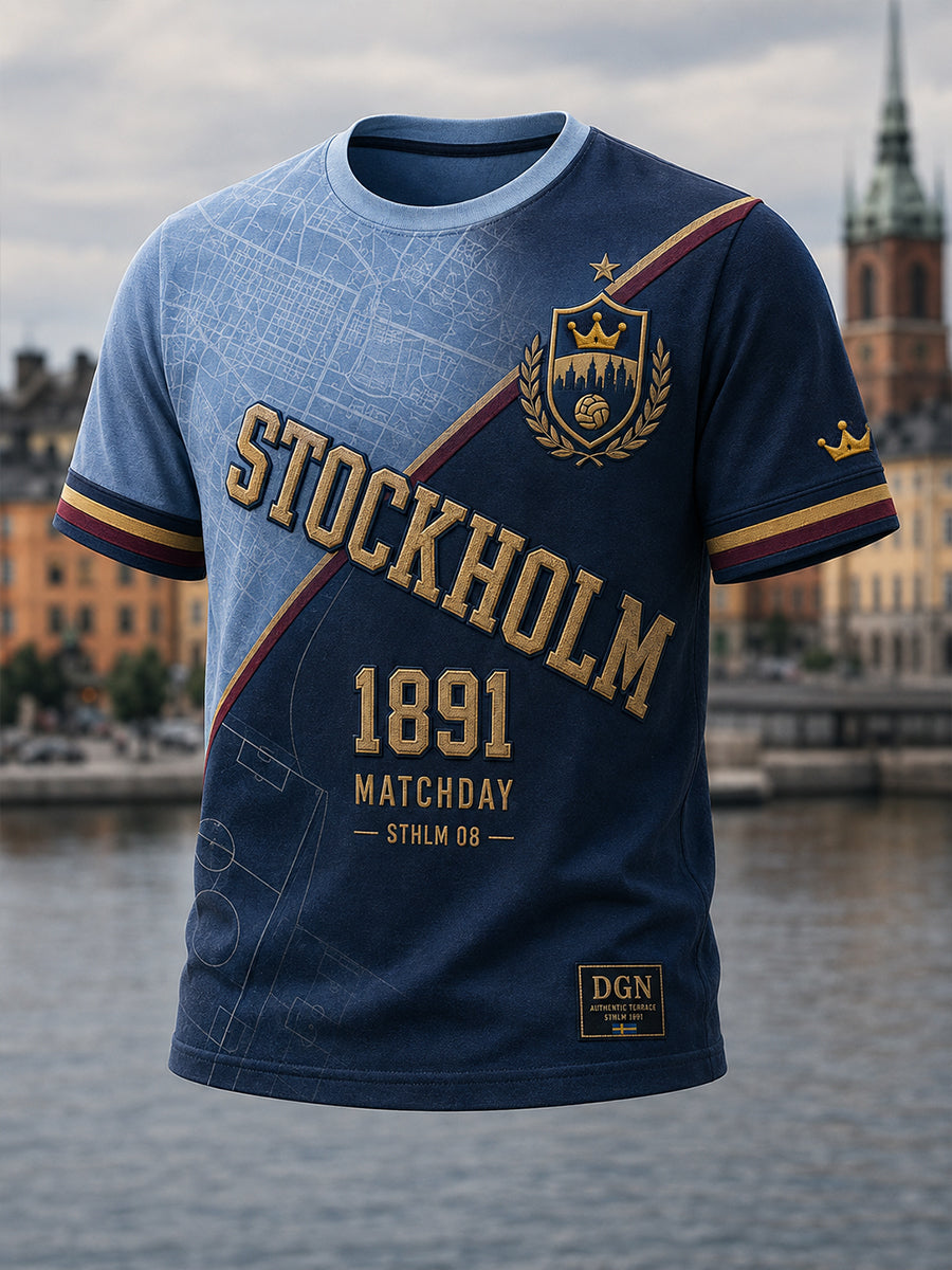 Herrtröja med korta ärmarna från Djurgårdens IF Sverige