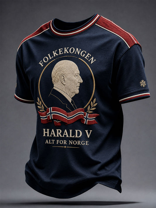Herrer Rip Norway Harald T-skjorte med trykk