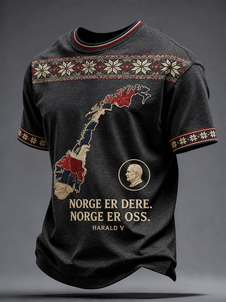 Menns Rip Norge Harald T-shirt