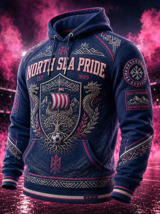 Herre-Viking FK-mønstertrykket sweatshirt