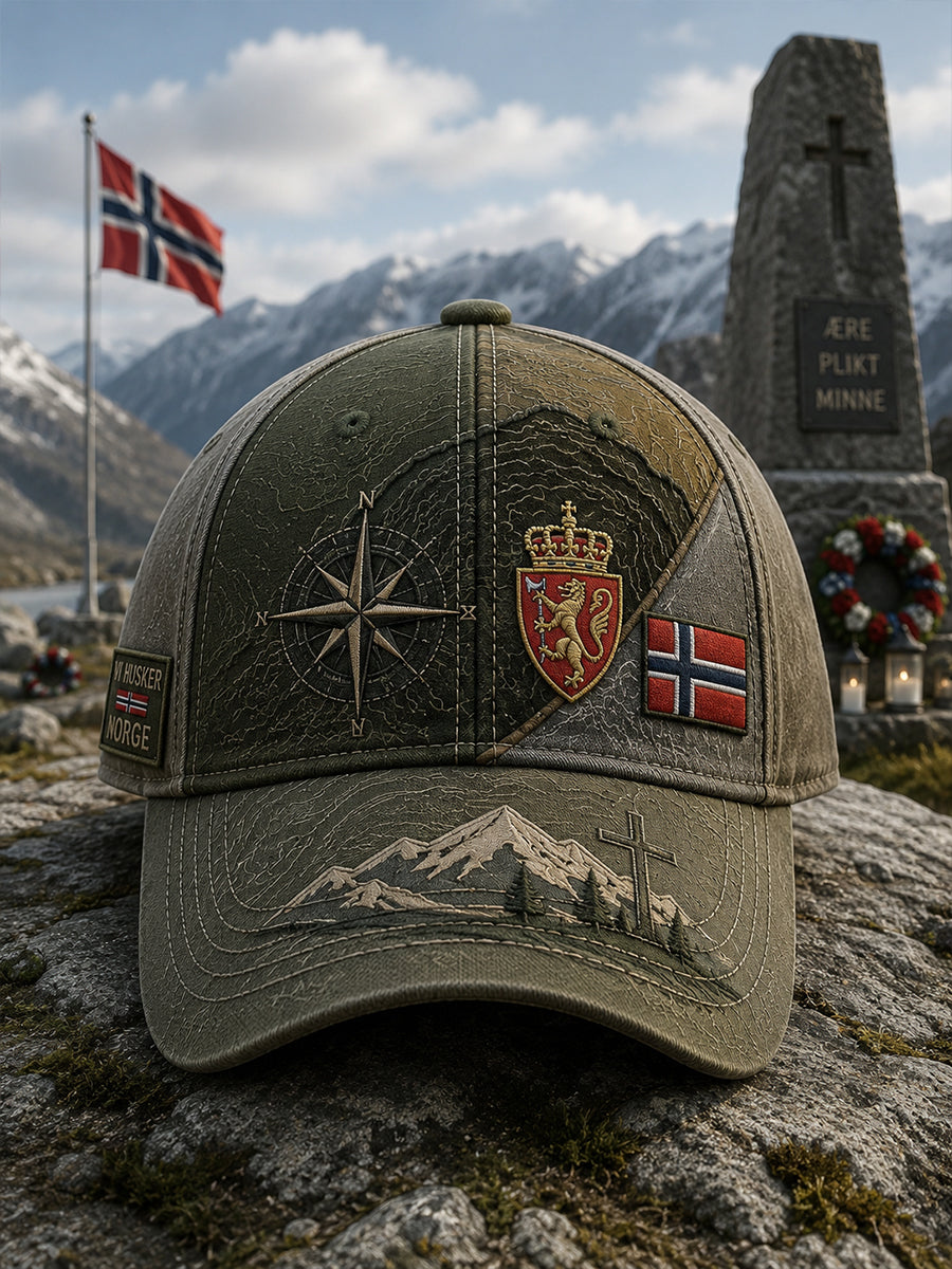 Unisex norsk militær reisehatt