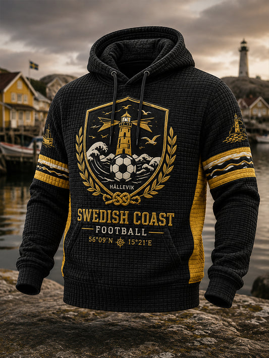 Herrarnas svenska fotbollsklubb Mjällby AIF Lovers överdimensionerad huvtröja med fallande axlar och fickor