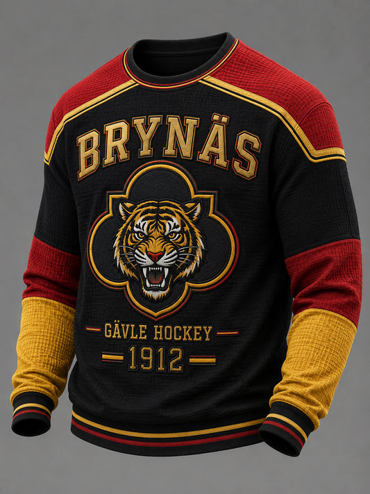 Brynäs Röd axelklöver hockeytradition herrtröja