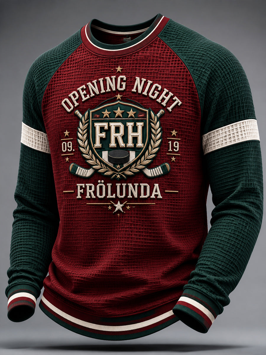 Mäns Frölunda HC Göteborg 1944 Våffleväv T-shirt
