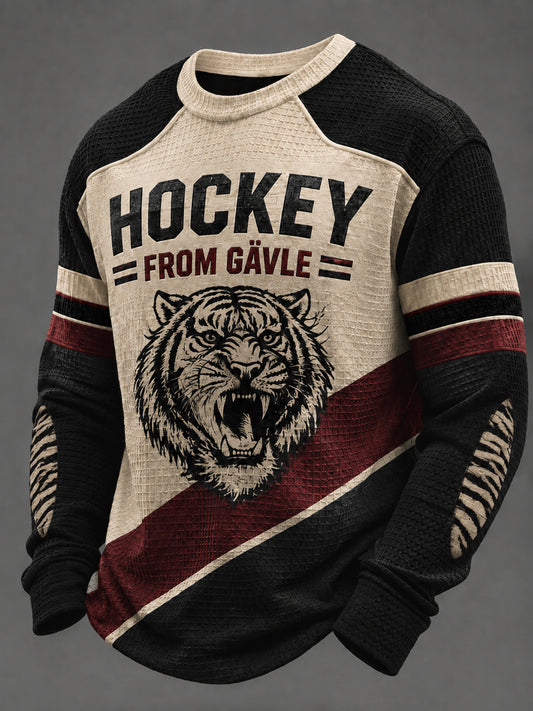 Mäns Brynäs IF 1912 klassisk hockey våffla T-shirt