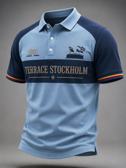 Herr Djurgårdens klassiska blå fotbollspolo