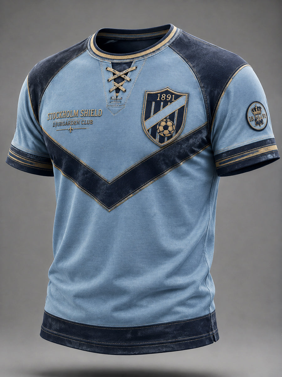 Herr Djurgården Stockholm Vintage fotbollströja