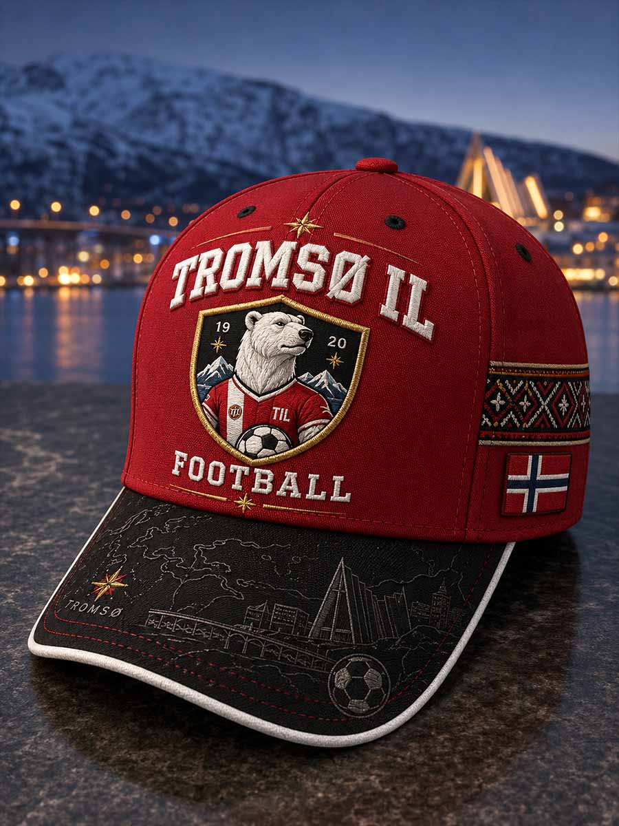 Unisex verdens nordligste fotballklubsmønsterhatt