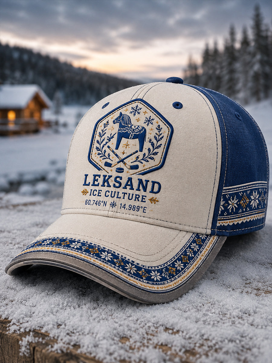 Unisex Svensk Ishockey Leksands IF Fans Älskare Mössa