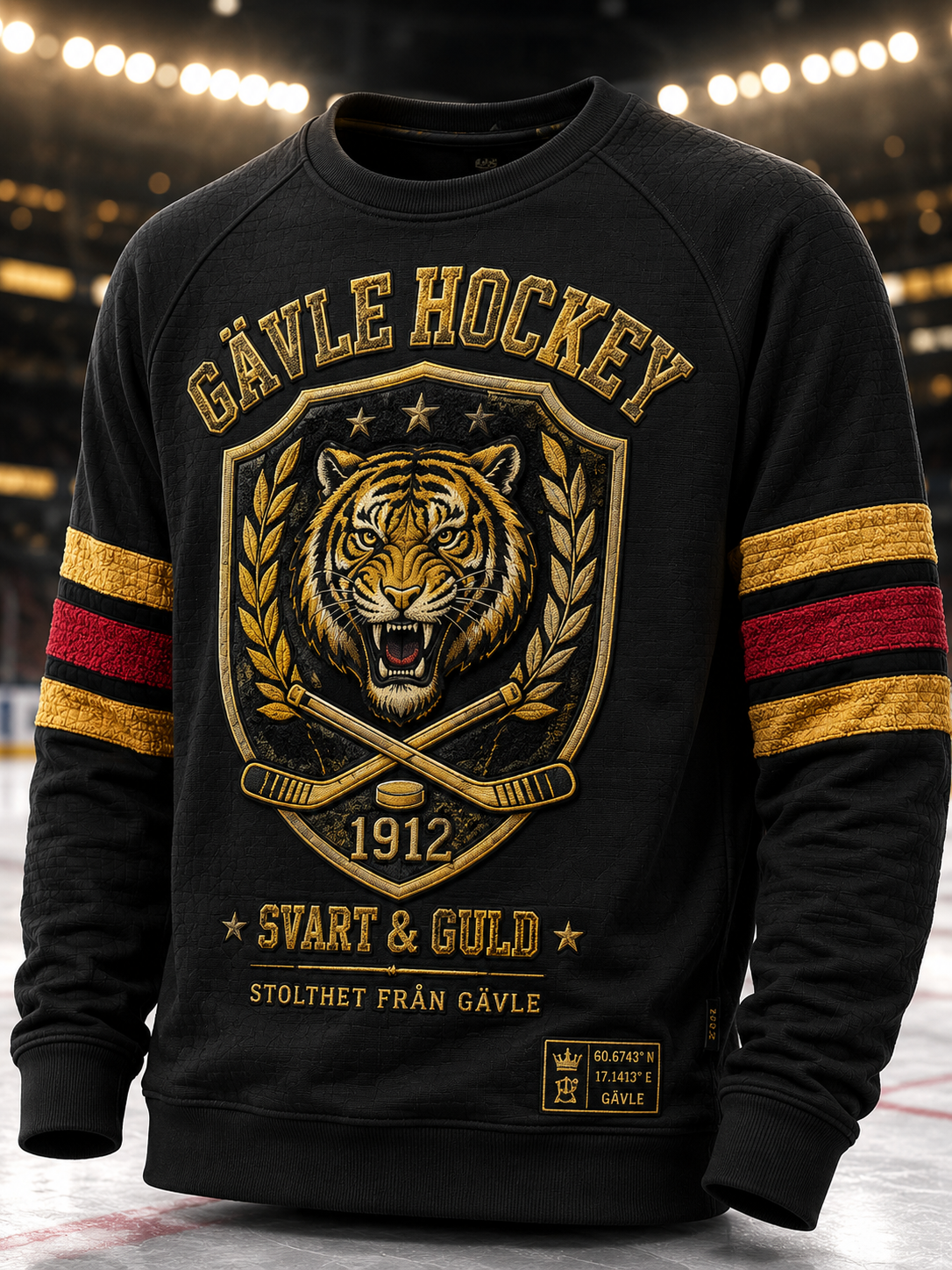 Herrarnas svenska ishockeylag Brynäs IF-linne med lång ärm