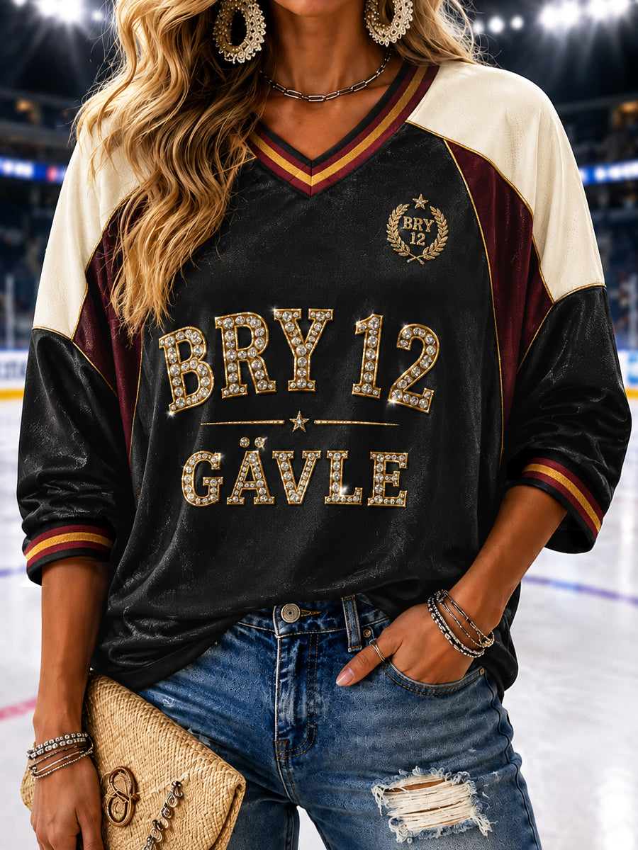 Dammens Brynäs Gävle 1912-hockeytröja med historiskt tema