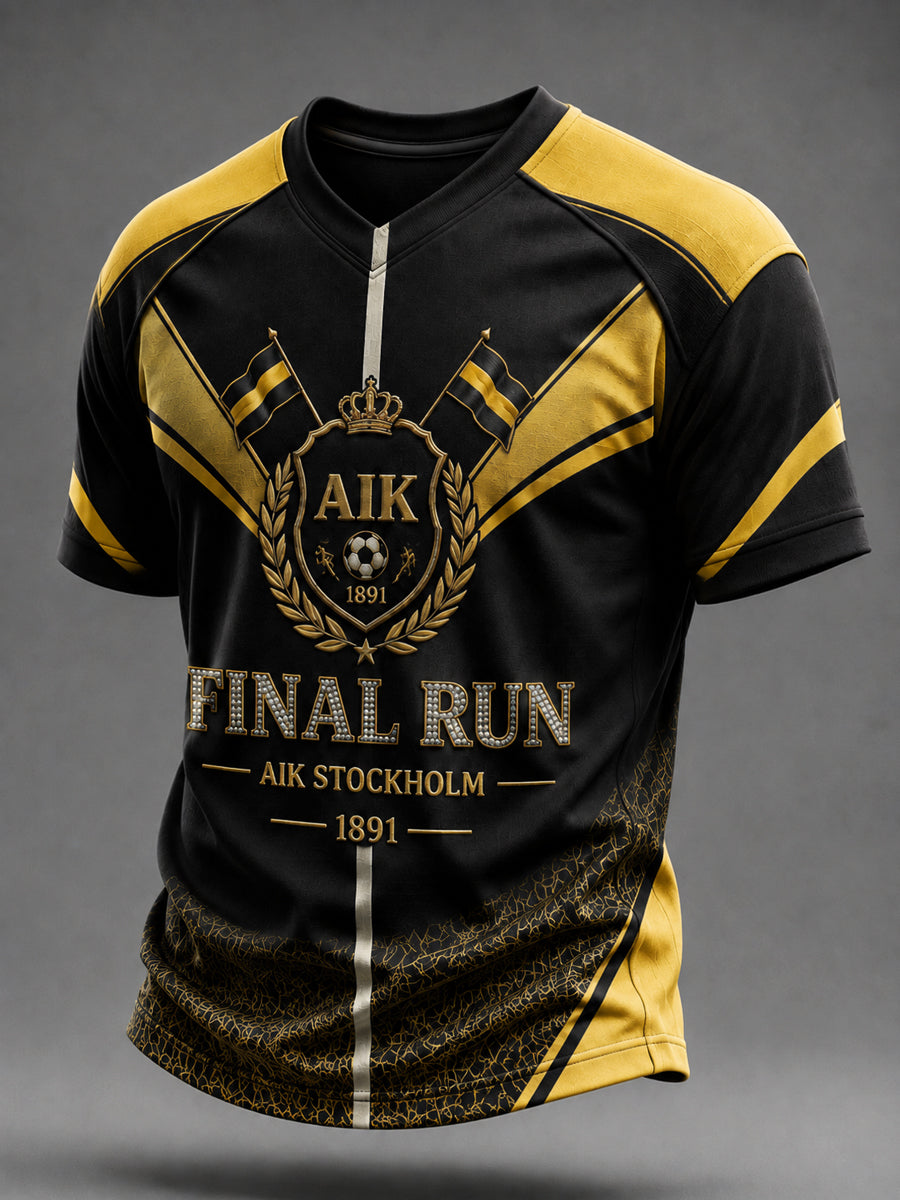 en:s AIK Svart & Guld 1891 Fotbollströja