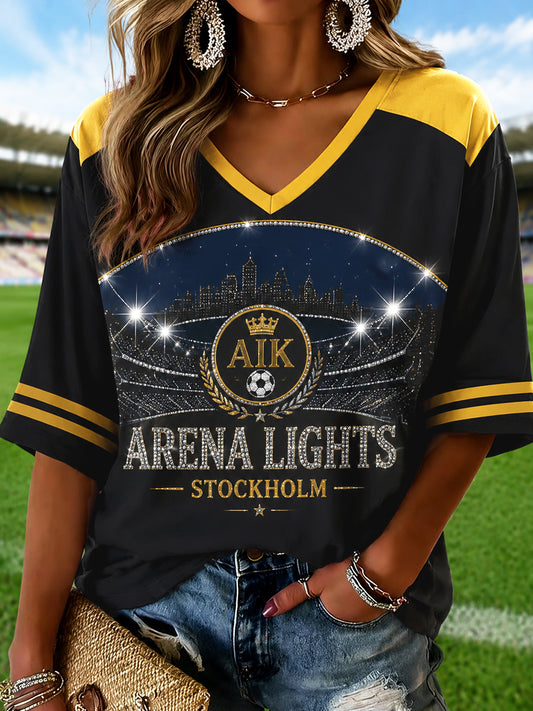 Damspeltröja för matchdagen från AIK i svart och gult