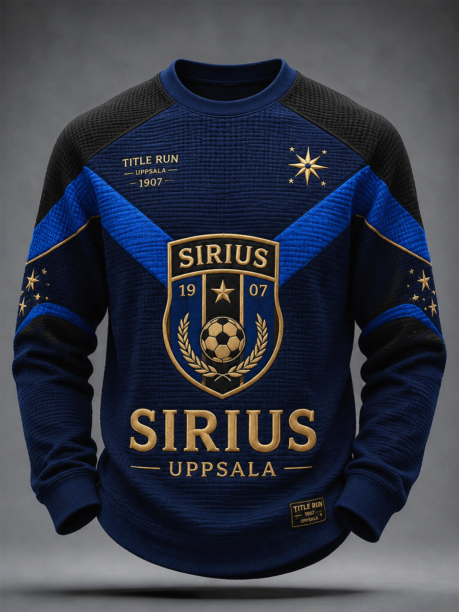 Herrarnas Sirius Classic Uppsala-fotbollströja med huva