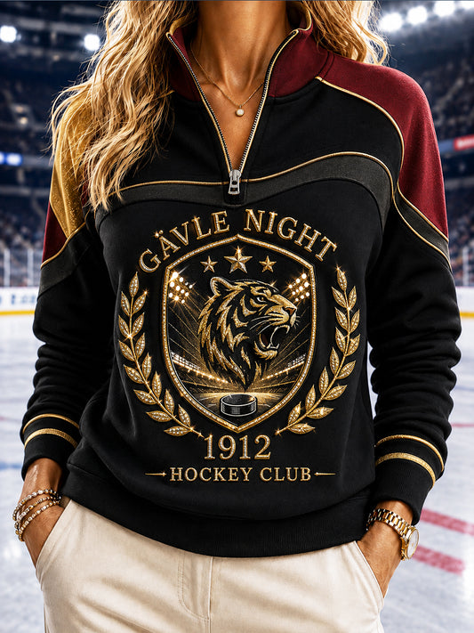 Golden Tiger Ice Club Zip-Up Sweatshirt