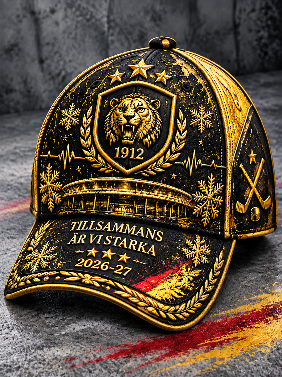 Svart svensk ishockey Brynäs IF Tigers mössa