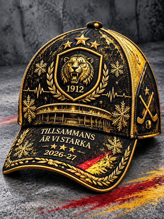Svart svensk ishockey Brynäs IF Tigers mössa