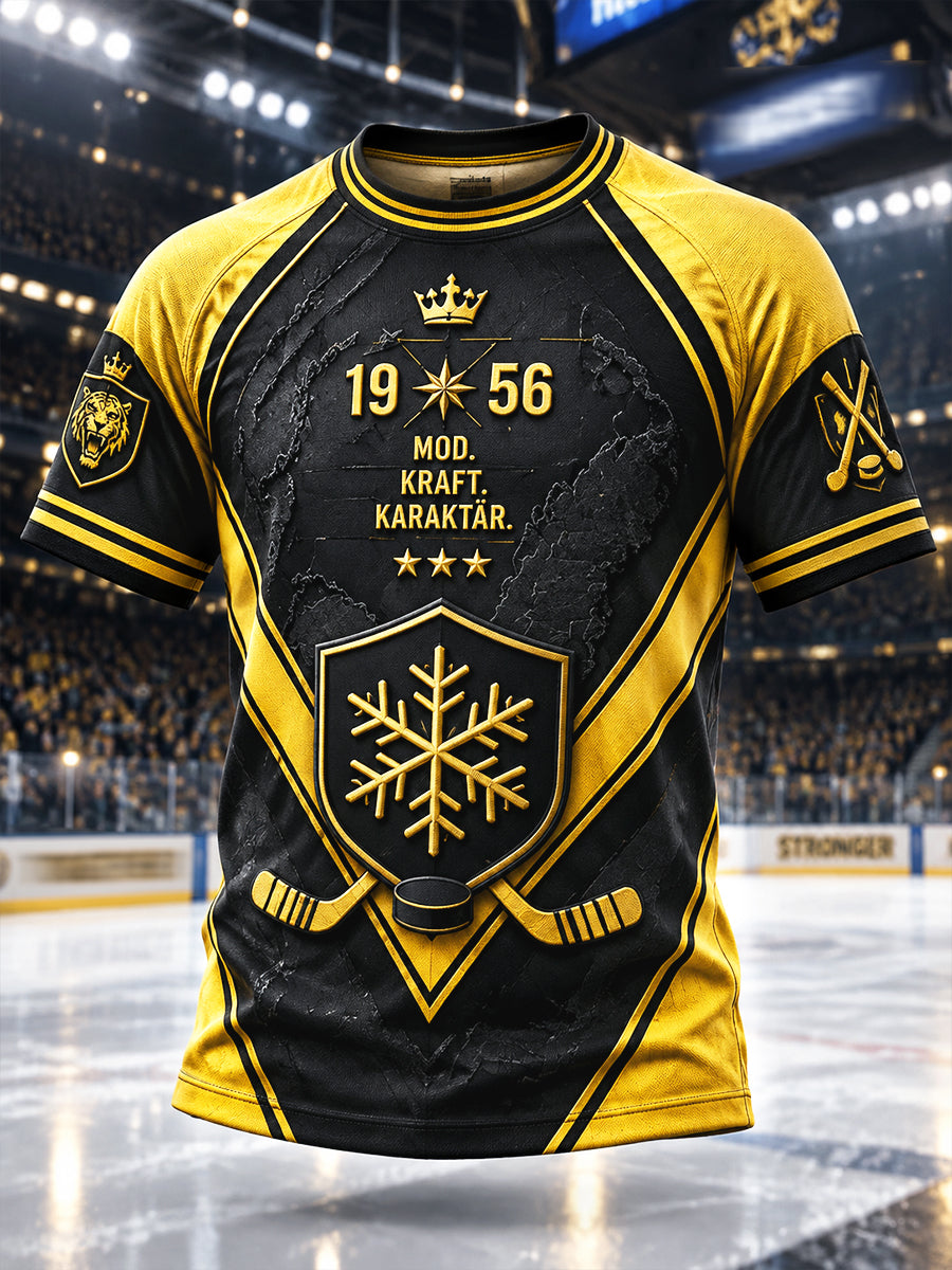 Herr-Brynäs IF-svensk ishockeytryckt ledig t-shirt