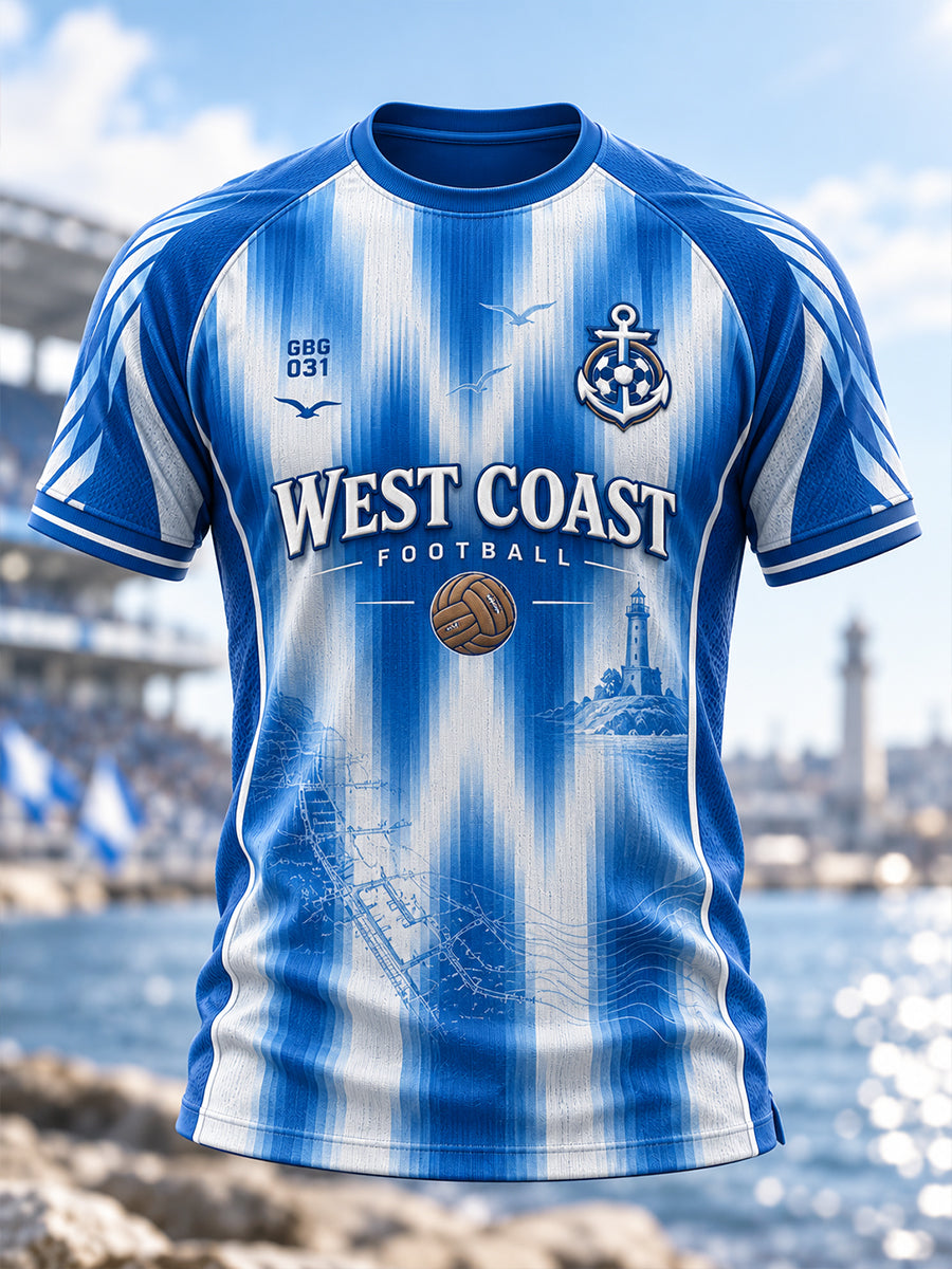 Herrarnas svenska fotboll IFK Göteborgs fans kärlek kortärmad t-shirt