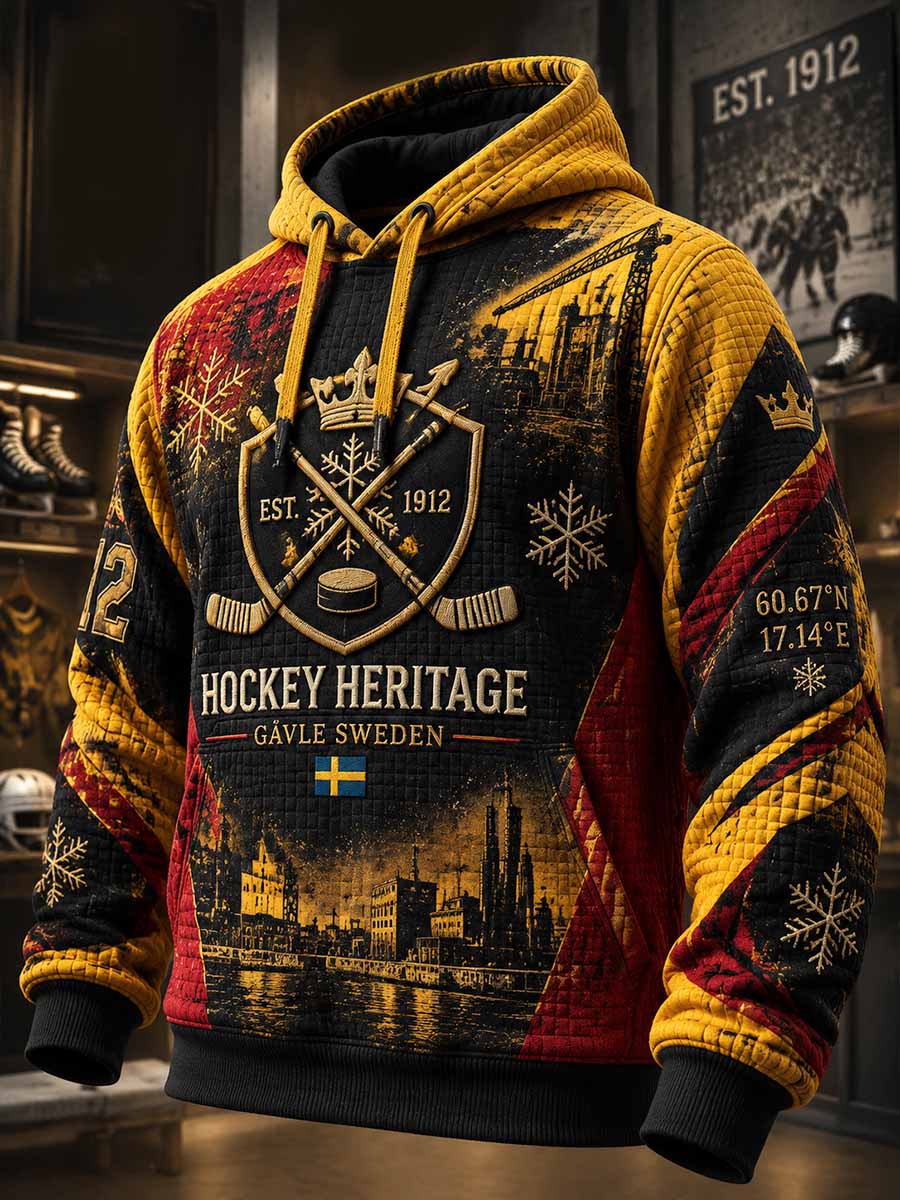 Herrtröja med ishockeyklubbstryck