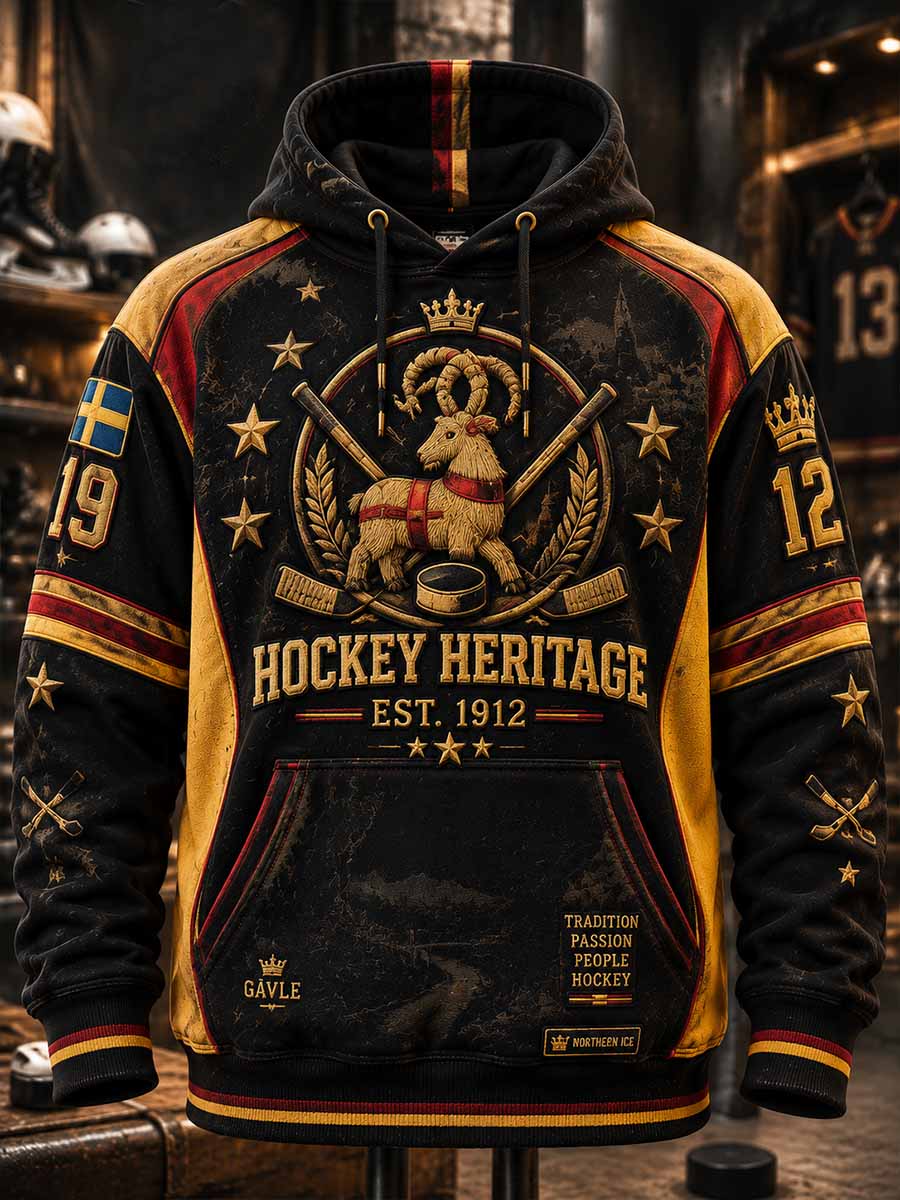 Herrtröja med ishockeyklubbstryck