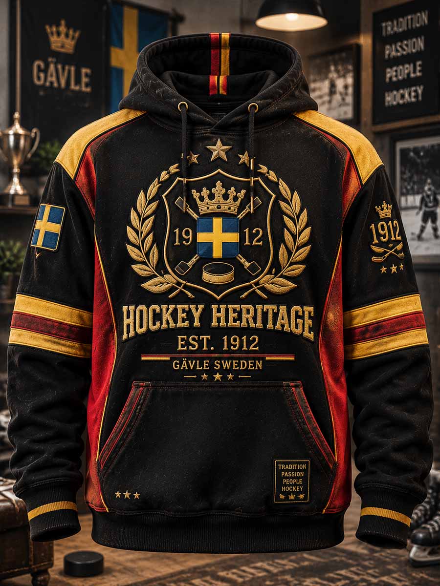 Herrtröja med ishockeyklubbstryck