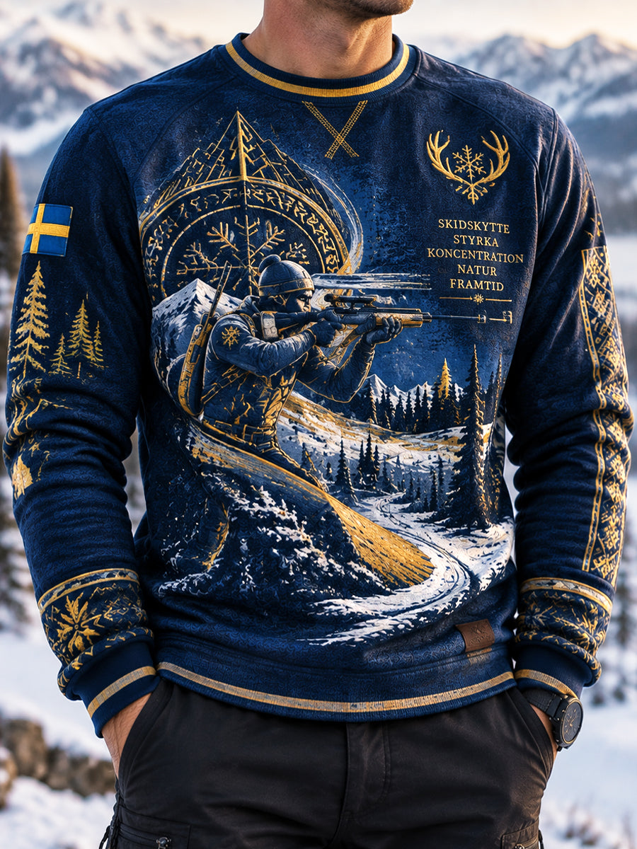 Herrpullover från Sweden Winter Precision Club