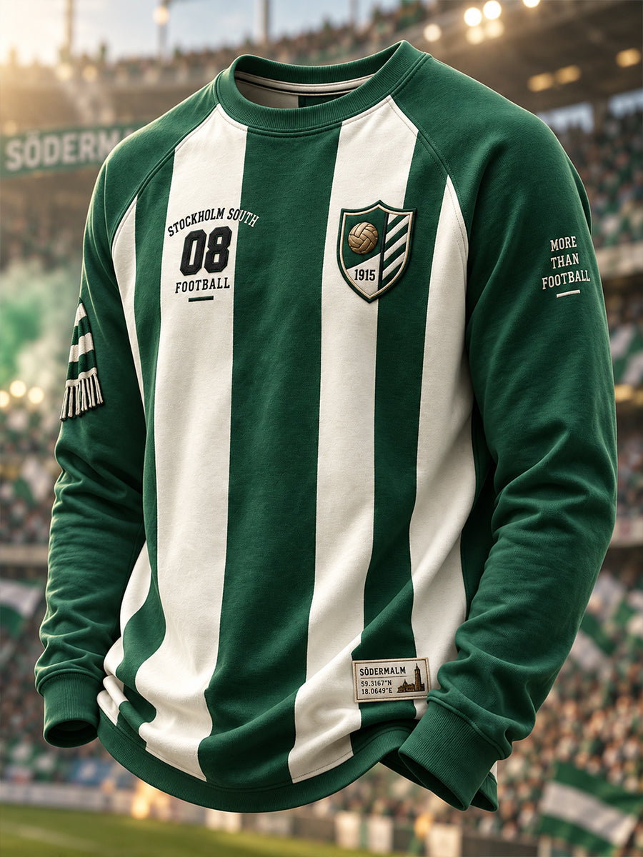 Herrarnas svenska fotboll Gais-supportrar älskare långärmad
