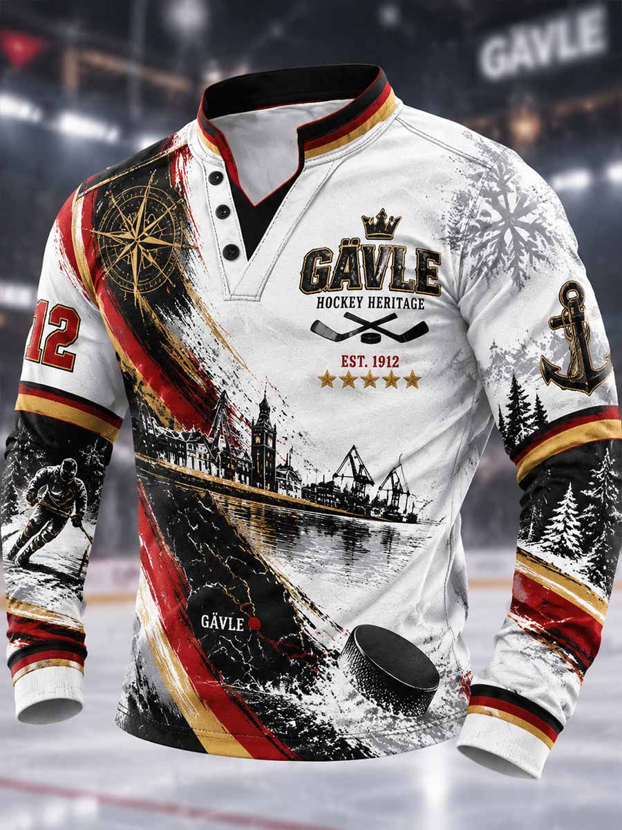 Herrtröja med grafik från Gävle Hockey Team