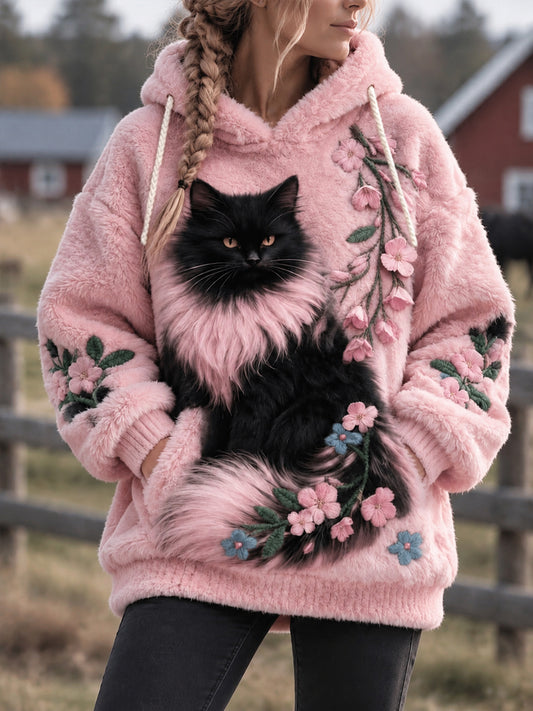 Kvinnors land gård-stil Casual Hoodie.