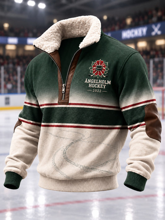 Mäns hockey Ängelholms klassiska kvarter Zip Pullover
