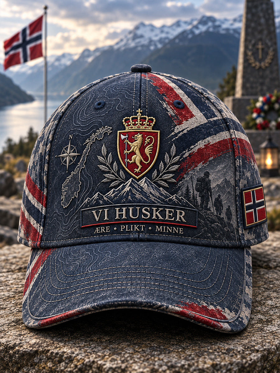 Unisex norsk militær minnehue