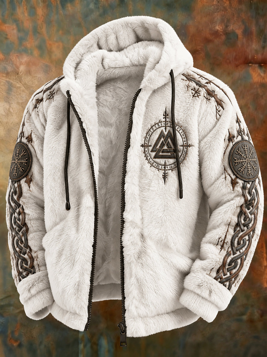Mans vikingaskjorta i flanell