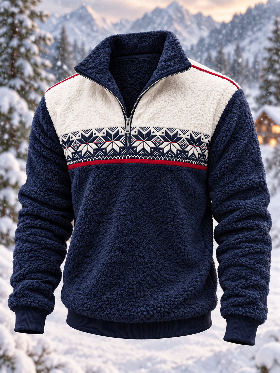 Herre Dale of Norway flanellgenser